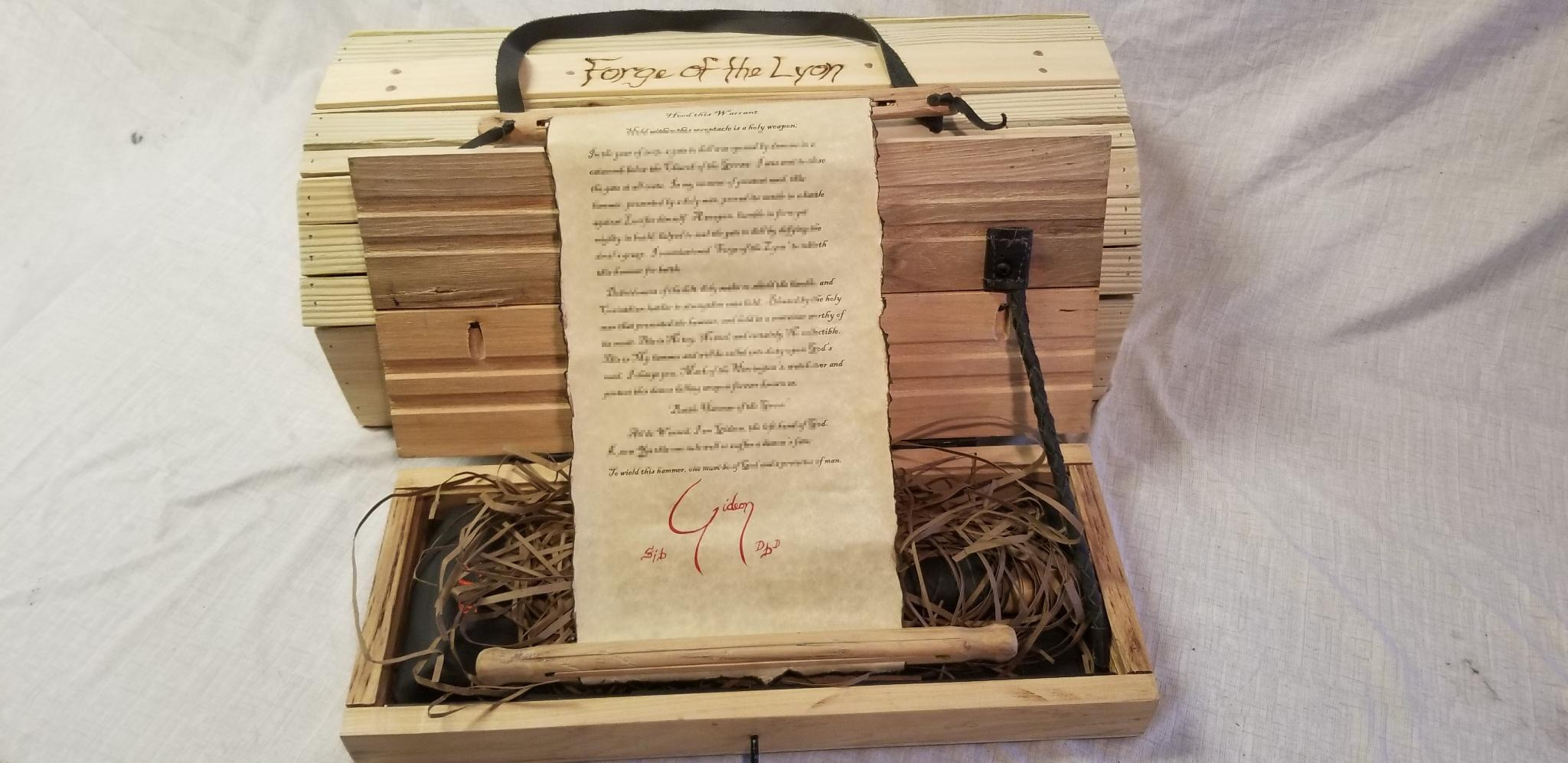 Hold onto thy touch, the Scroll of Gideon must dwell in your spirit